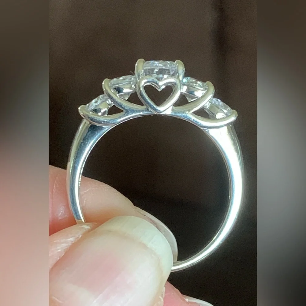 CHARLES WINSTON FOR BELLA LUCE 4.59CTW RHODIUM OVER STERLING SILVER RING - Picture 14 of 14